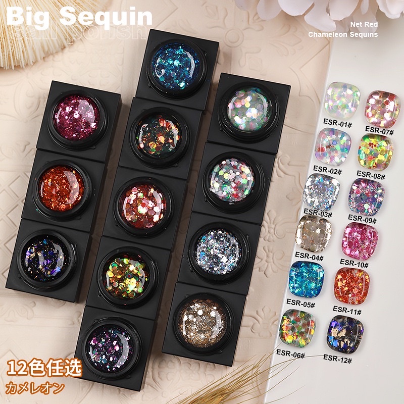 Gel nhũ mix đậm đặc