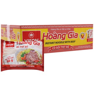 E - Thùng 18 gói mì thịt bò Vifon Hoàng Gia 120g