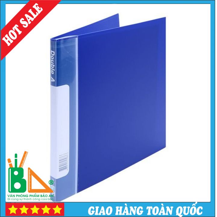 ⚜️CHÍNH HÃNG⚜️ File Đựng Tài Liệu A4 Double A  20 Lá Siêu Bền