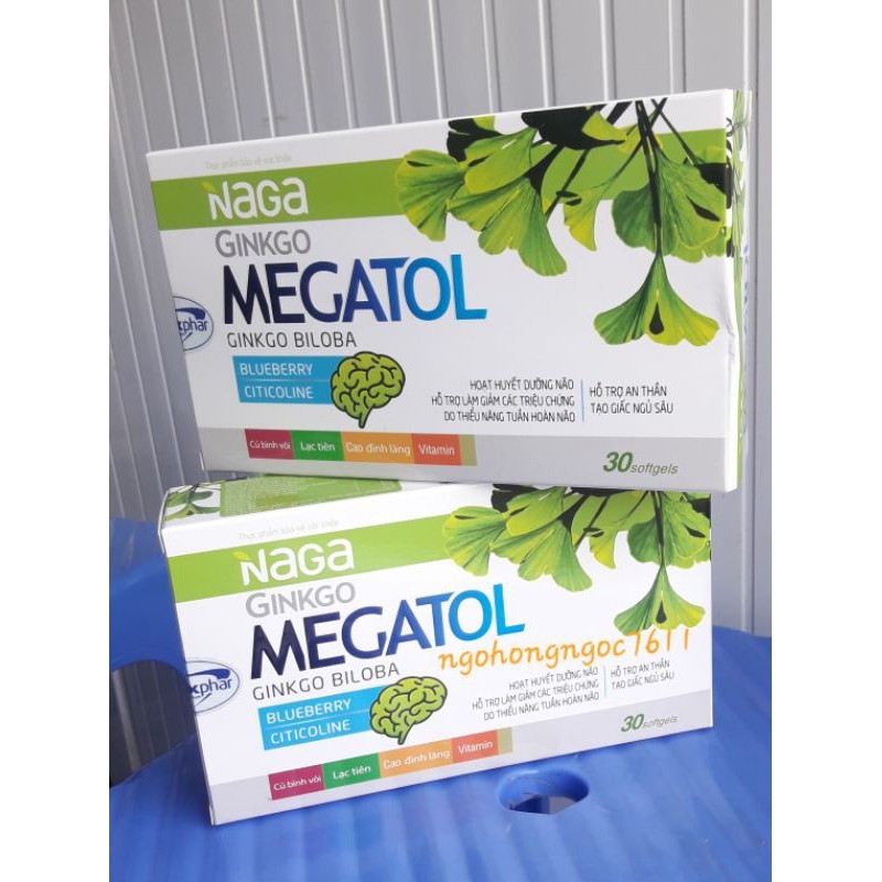 Viên Dưỡng Não Megatol (Hộp 30 viên) giúp hoạt huyết dưỡng não, dưỡng tâm an thần - cvspharmacy