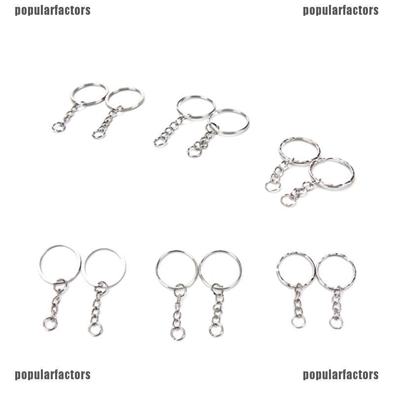 Bộ 100 móc khóa hợp kim với 3 kiểu dáng khác nhau