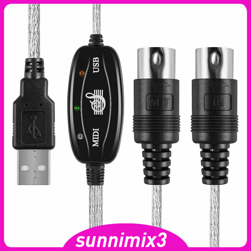 Dây Cáp Chuyển Đổi Usb Sang Midi