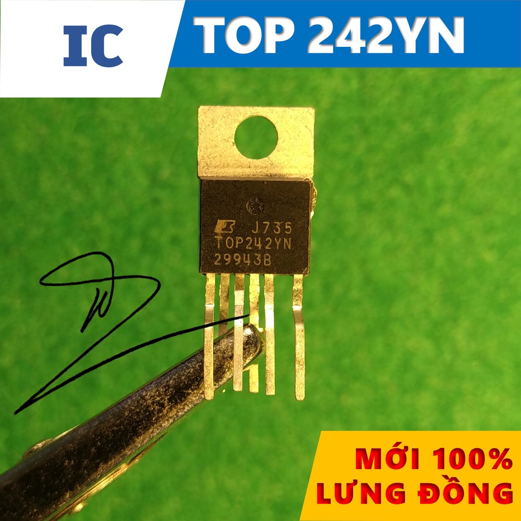 IC nguồn  TOP 242YN  TO-220-7  Mới 100%   85-265VAC/-0.9÷9VDC-0.72A