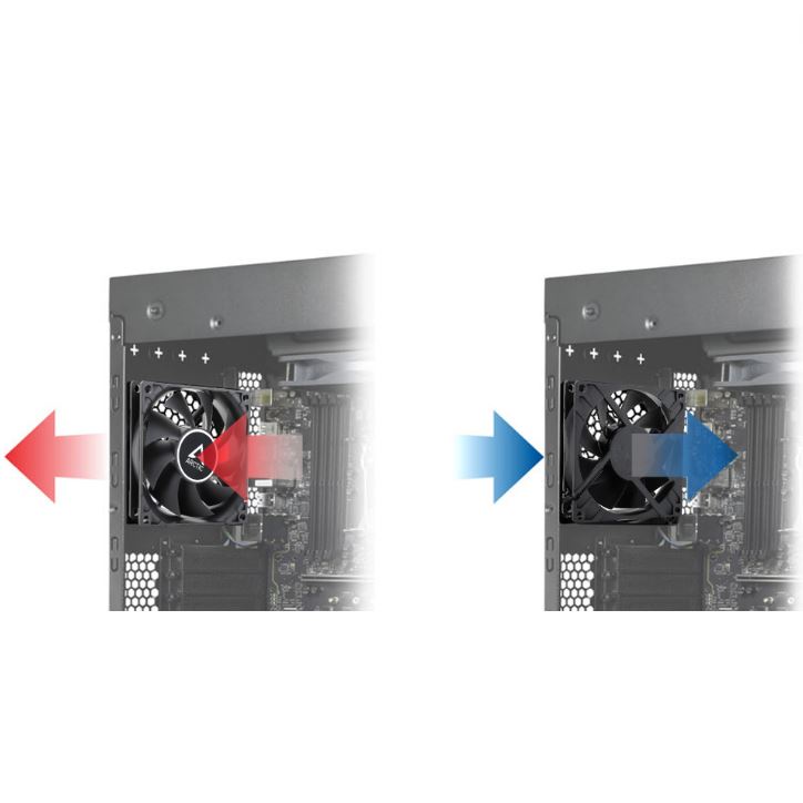 Quạt Tản Nhiệt 80mm f8 / pwm / pst / co / p8 Cho Máy Tính