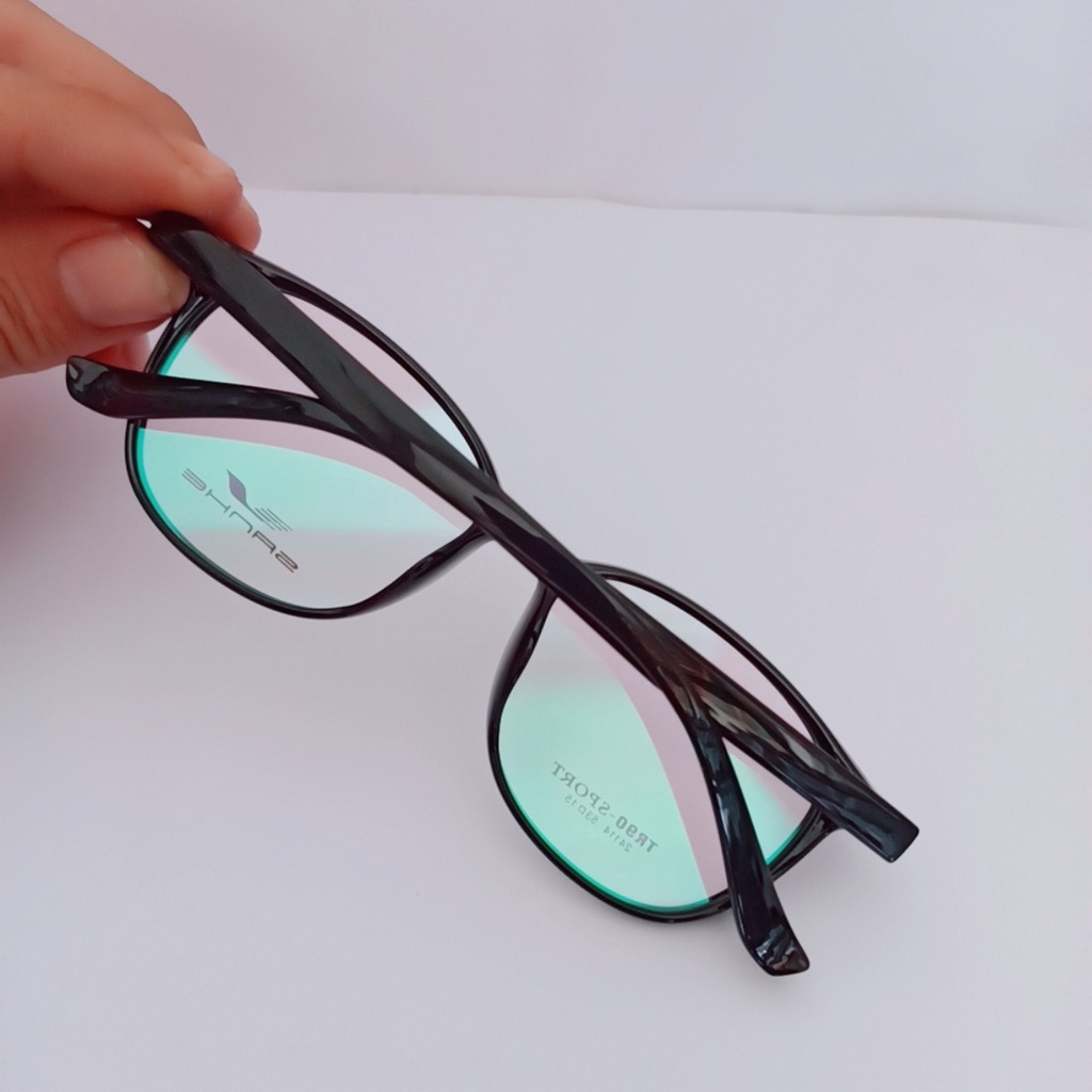 Gọng kính cận mặt tròn thời trang thanh lịch chất liệu nhựa TR90 có khả năng uốn dẻo mẫu G005