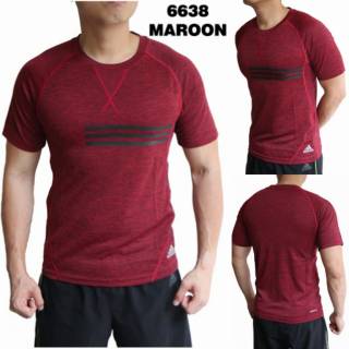 Áo Thun Thể Thao Adidas 6638 Maroon Thiết Kế Trẻ Trung Hợp Thời Trang