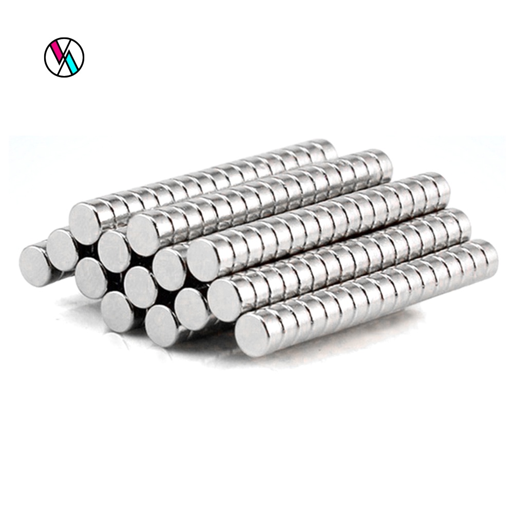 Bộ 50 viên nam châm hình tròn 4x2mm lực hút mạnh