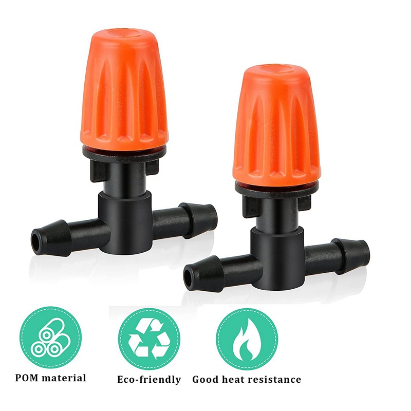 Set 50 Vòi Phun Sương Tưới Cây Ba Chiều Tùy Chỉnh Tiện Dụng Cho Nhà Kính
