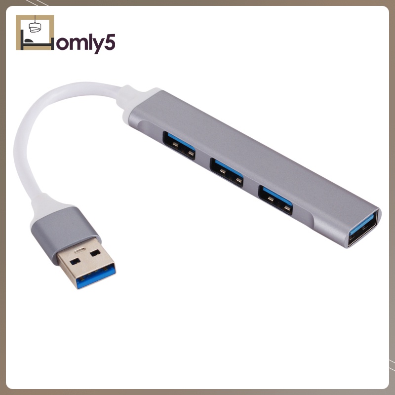 Bộ Chia 4 Cổng Usb 3.0 Bằng Hợp Kim Nhôm Siêu Nhanh | BigBuy360 - bigbuy360.vn