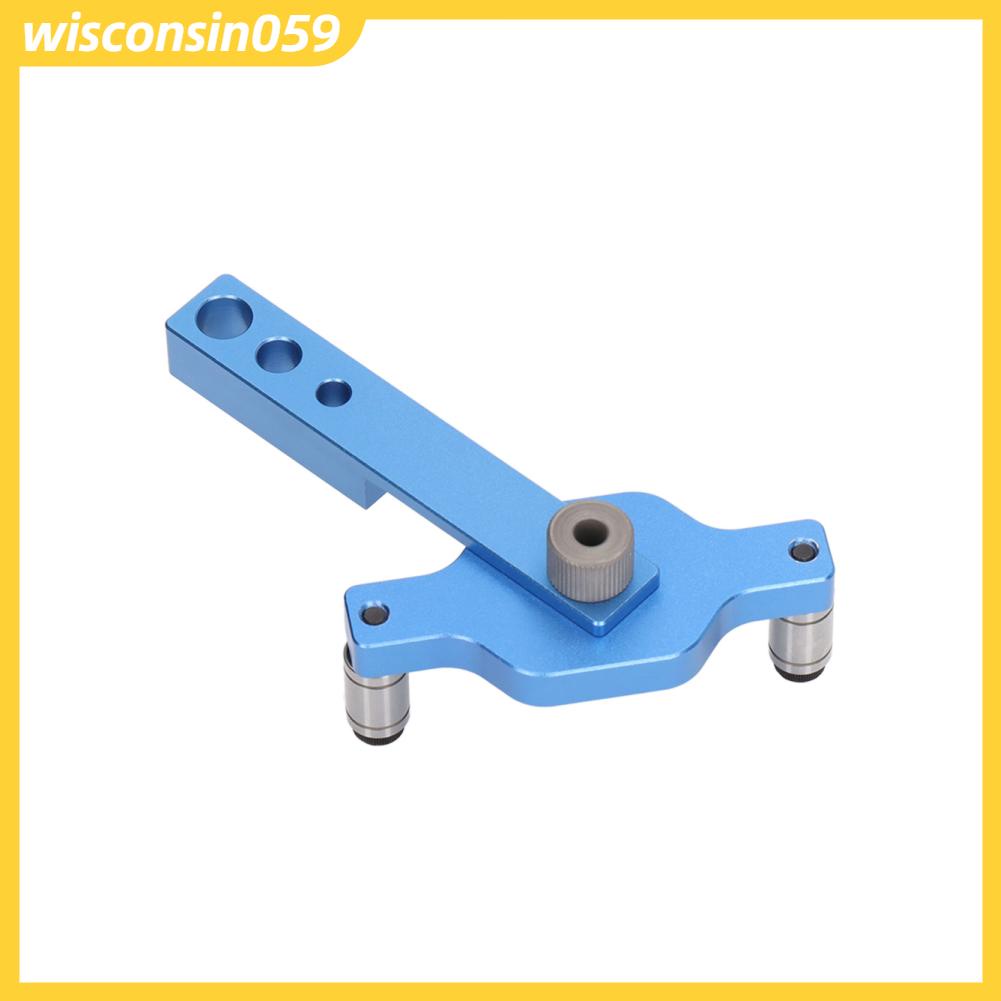 Wisconsin059 11Pcs Drill Hole Guide Jig Aluminium Alloy Dowel Drilling Locator Tool for Woodworking