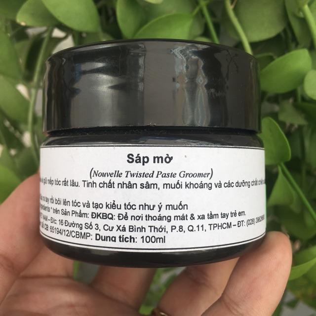 SÁP MỜ TẠO KIỂU VÀ DƯỠNG TÓC BẰNG NHÂN SÂM CHO TÓC NAM SIMPLYMAN 100ml