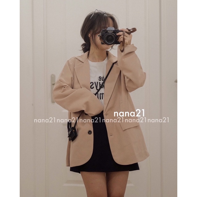 Áo blazer/ áo vest trơn hai lớp hàn quốc Nana21/Nanastore21 | BigBuy360 - bigbuy360.vn