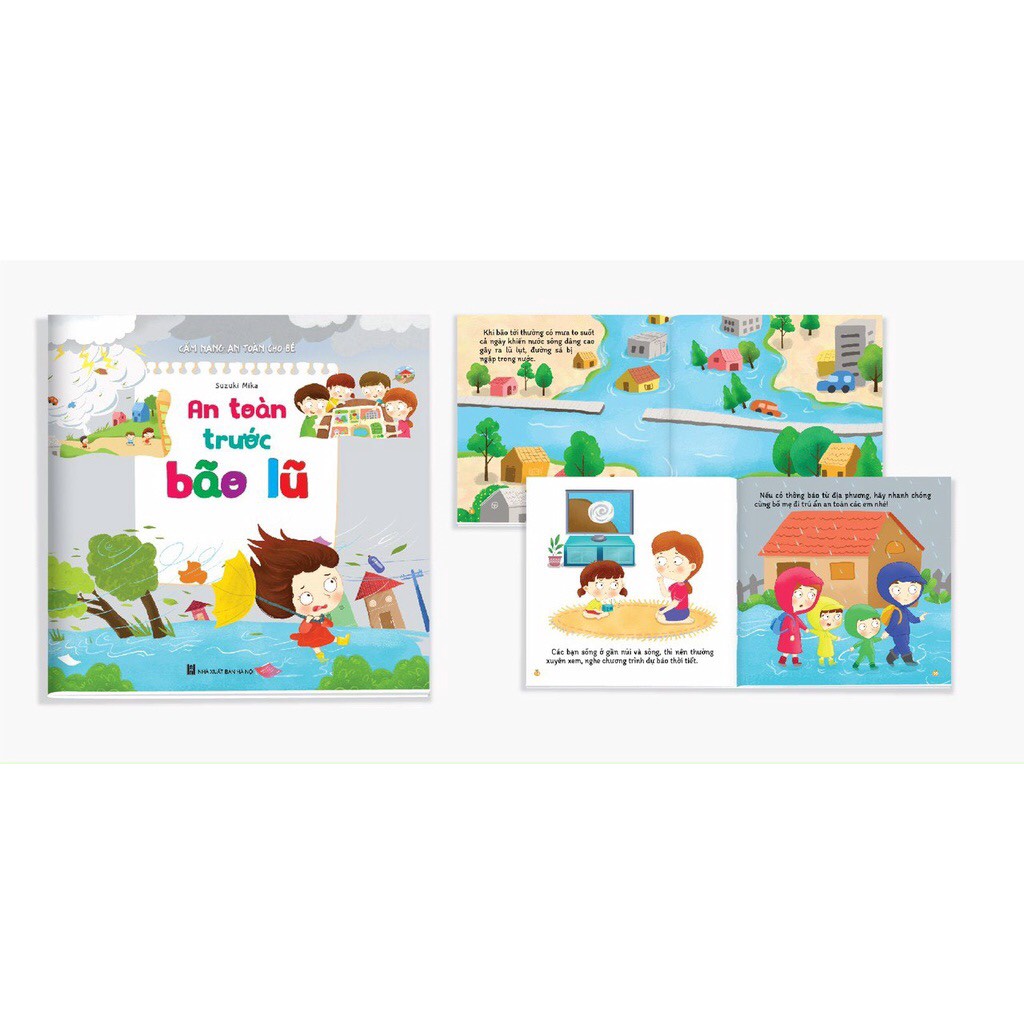 Sách : Cẩm nang an toàn cho bé , bộ 6 cuốn - có filr nghe và đọc