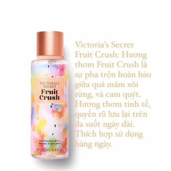 Xịt Thơm Toàn Thân VICTORIA'S Chính Hãng 250ML Hương Nước Hoa, Nước hoa toàn thân- Sarah Beaute