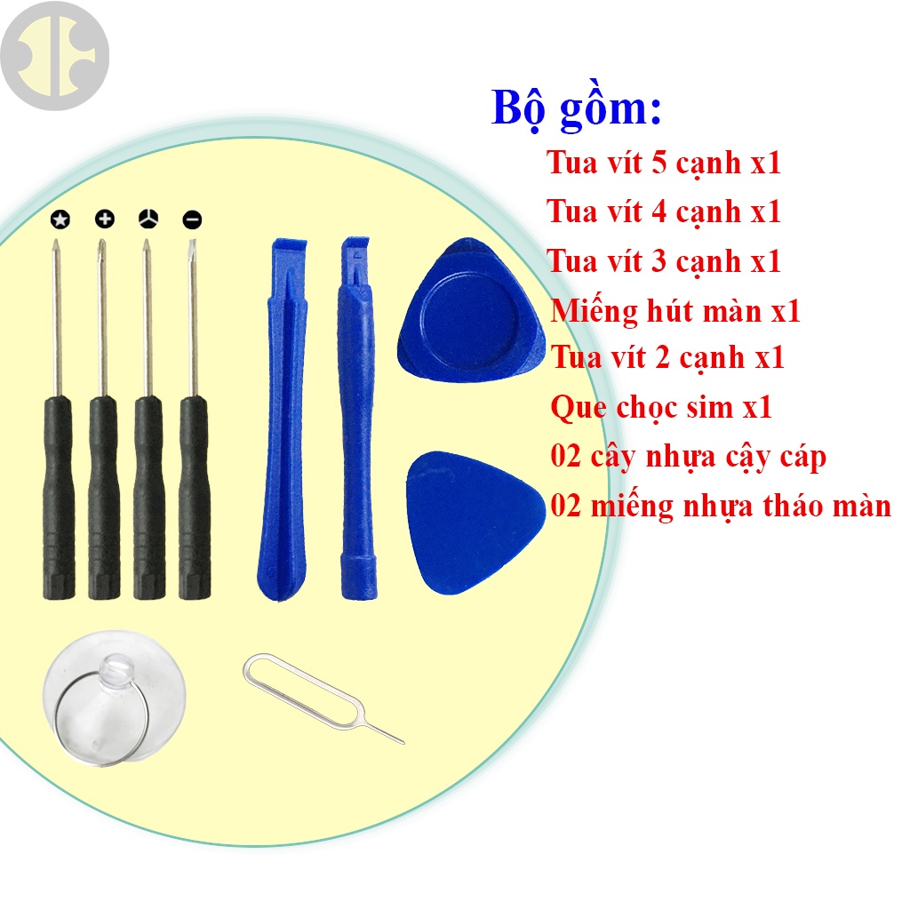 Bộ tua vít 10 in 1 mini mở điện thoại iP, Samsung, HTC, Nokia giá rẻ