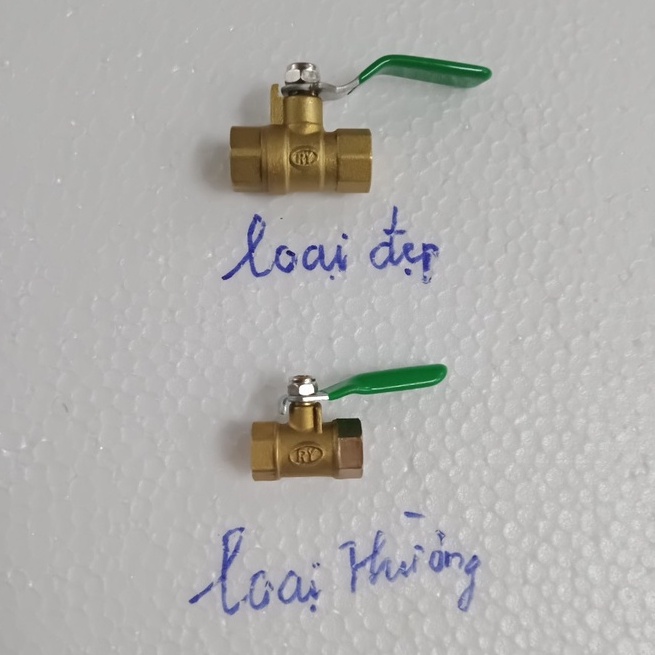 Van gạt khóa máy nén khí, van khóa 1/4 loại ren trong 13mm