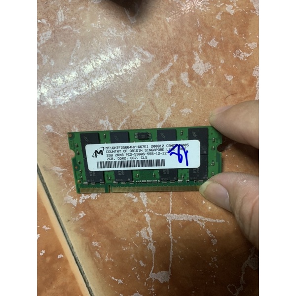 ram laptop ddr2 micron 2gb pc2-5300s 667 mhz