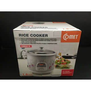 Nồi cơm điện Comet 1.8lít CM8019 nắp rời - BX1013