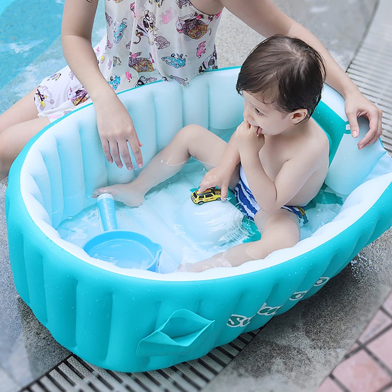 Bồn Tắm Bơm Hơi Di Động Tiện Dụng Cho Bé Sơ Sinh
