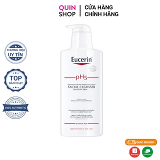 Sữa Rửa Mặt Dịu Nhẹ Cho Da Nhạy Cảm Eucerin Sensitive Skin Facial Cleanser