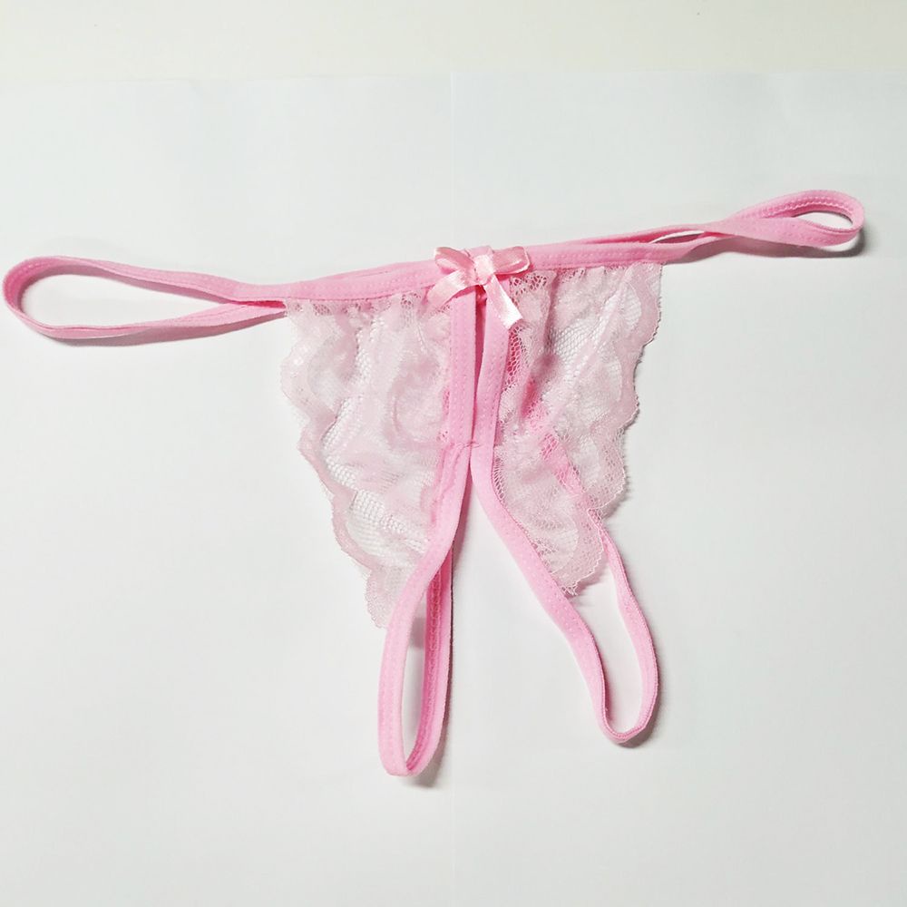 Quần lót lọt khe phối ren hở đáy thời trang quyến rũ cho nữ