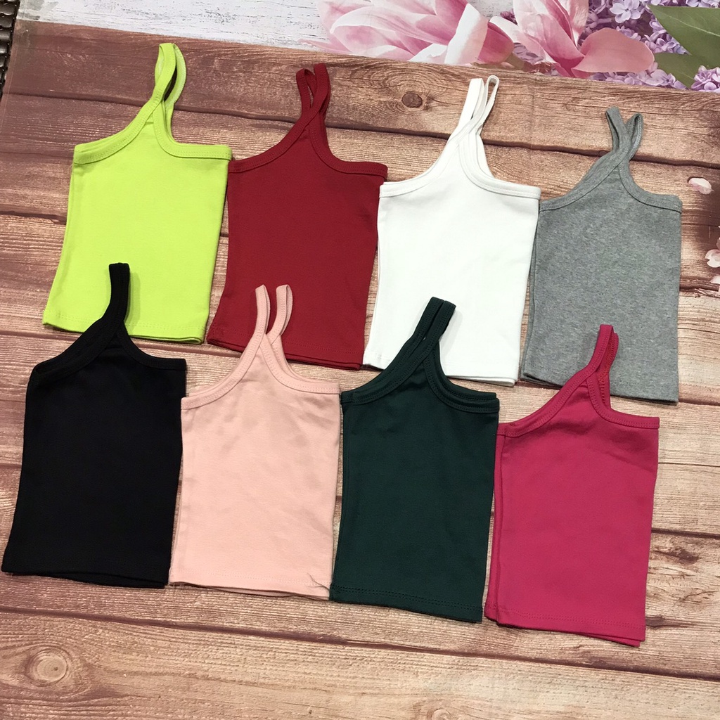 Áo croptop ba lỗ nữ ôm body mùa hè năng động trẻ trung, áo thun croptop 3 lỗ nữ