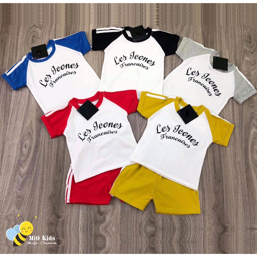 BỘ QUẦN ÁO BÉ TRAI BÉ GÁI RAGLAN SIÊU CUTE