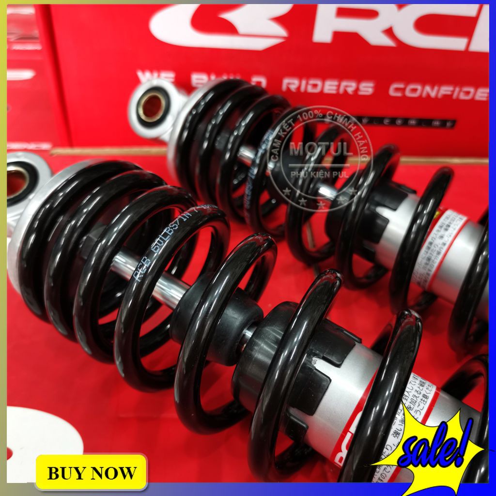 Cặp Phuộc Sau Sirius/Taurus/Jupiter...Chính Hãng RCB Racing Boy A2 275mm Màu Đen