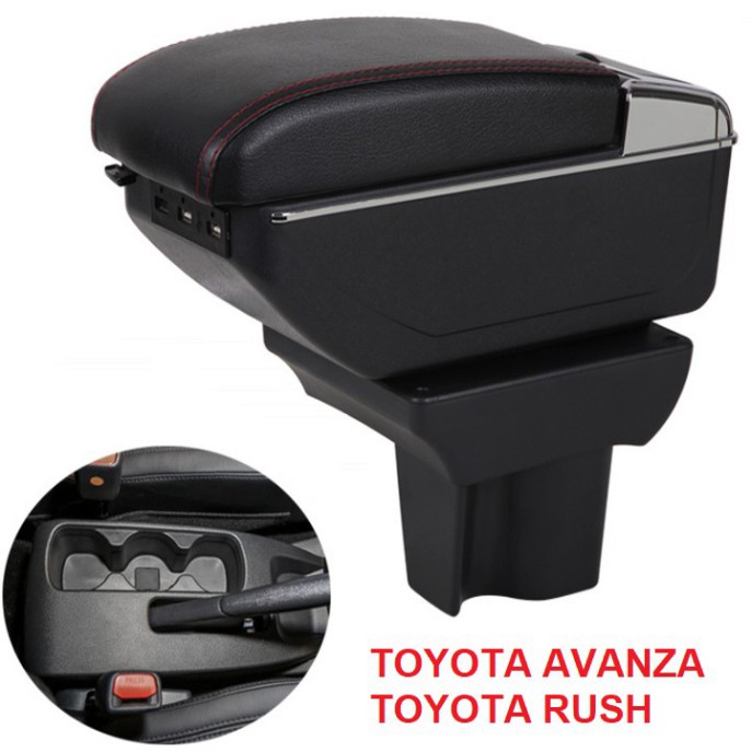 Sản Phẩm Hộp tỳ tay ô tô Toyota Rush và Toyota Avanza tích hợp 7 cổng USB .