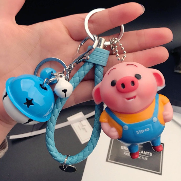 Móc khóa hình hoạt hình dễ thương