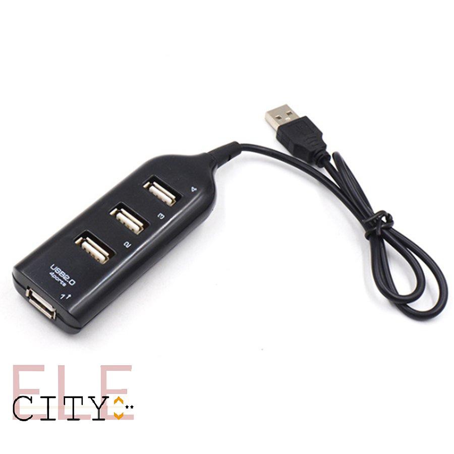 Ele】Hub Chia usb 4 port  hình ổ điện Tốc Độ Cho Pc Laptop Tiện Dụng