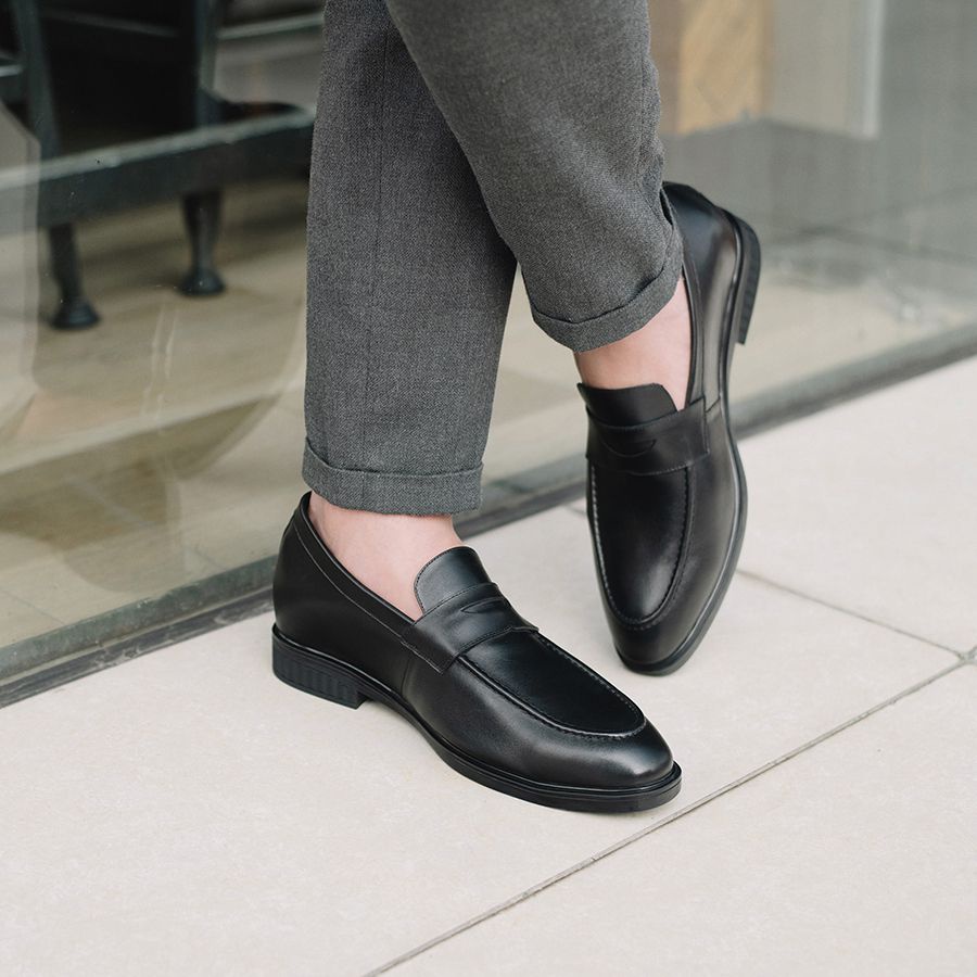 Giày lười tăng chiều cao Laforce GCLA0128-D Tặng Tất Nam Cao Cấp