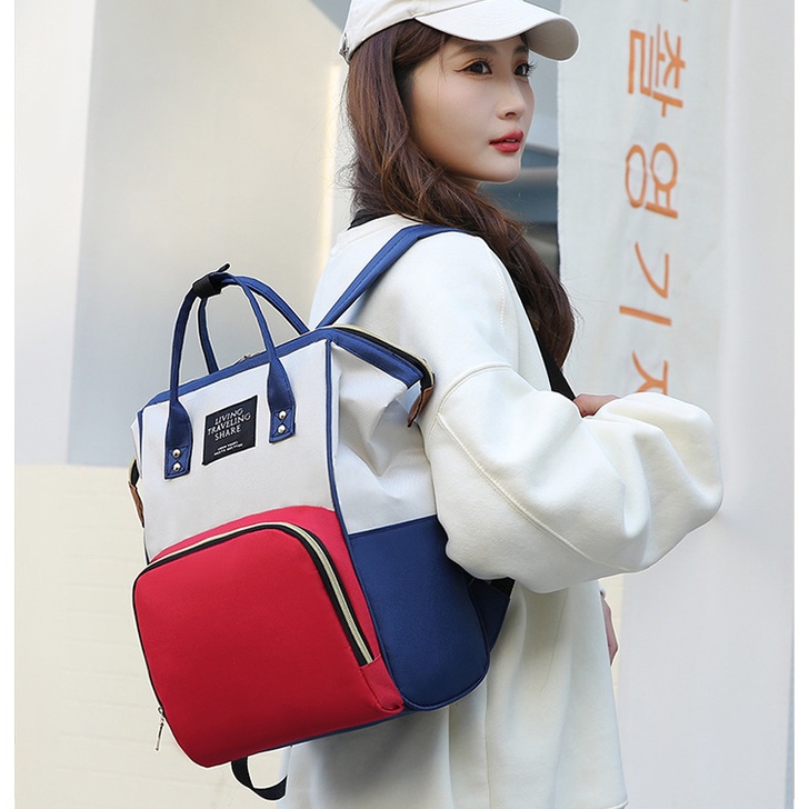 Balo Bỉm Sữa, Túi xách cho Mẹ Và Bé, Tiện ích nhiều ngăn - giữ nhiệt