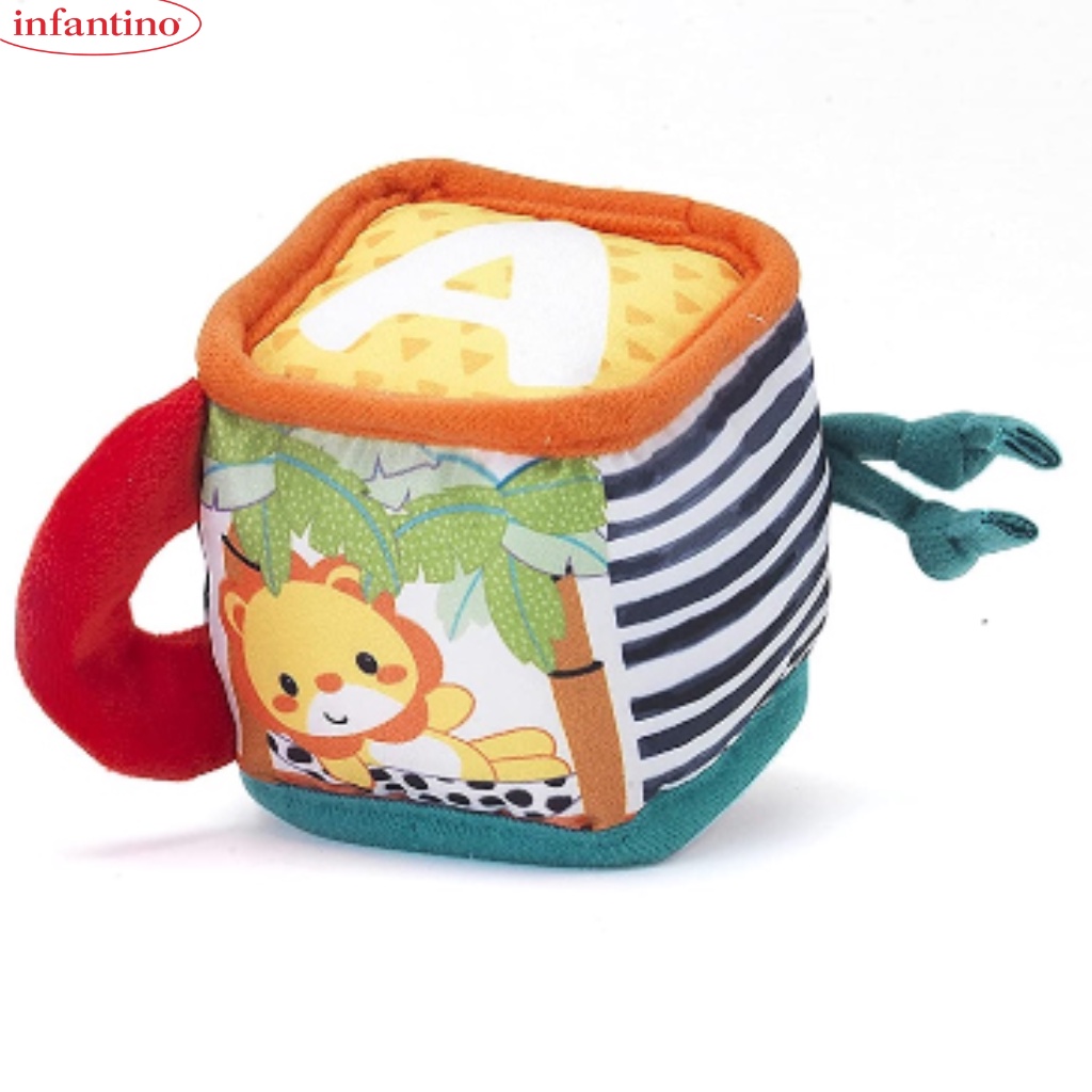 Đồ Chơi Hình Khối Khám Phá Bằng Vải INFANTINO Discover & Play Soft Blocks Dành Cho Bé Giúp Phát Triển Trí Tuệ
