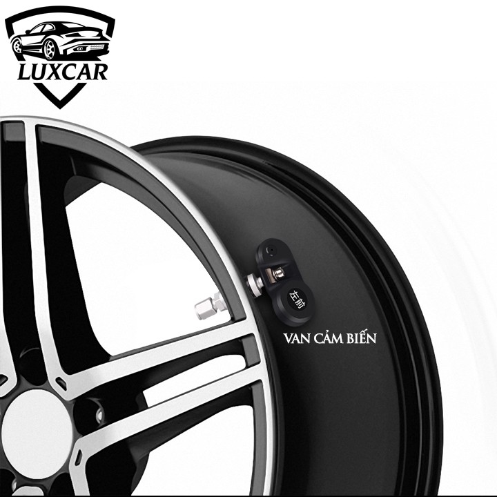 Cảm biến áp suất lốp ô tô sử dụng năng lượng mặt trời - LUXCAR Bảo hành 24 tháng