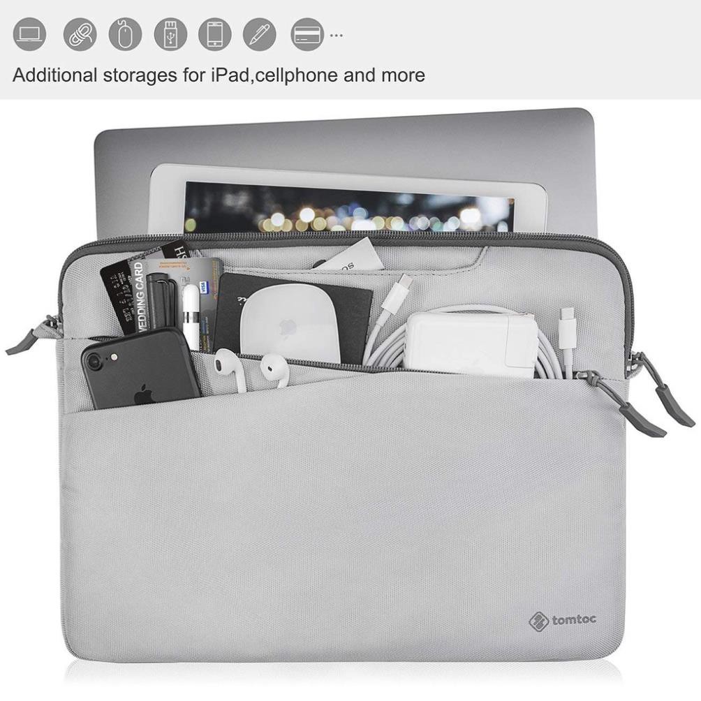 TÚI XÁCH TOMTOC (USA) MESSENGER BAGS MACBOOK 13″ GRAY – A45-C01G