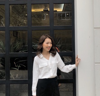 Áo sơ mi cổ V ( giá đã sale)