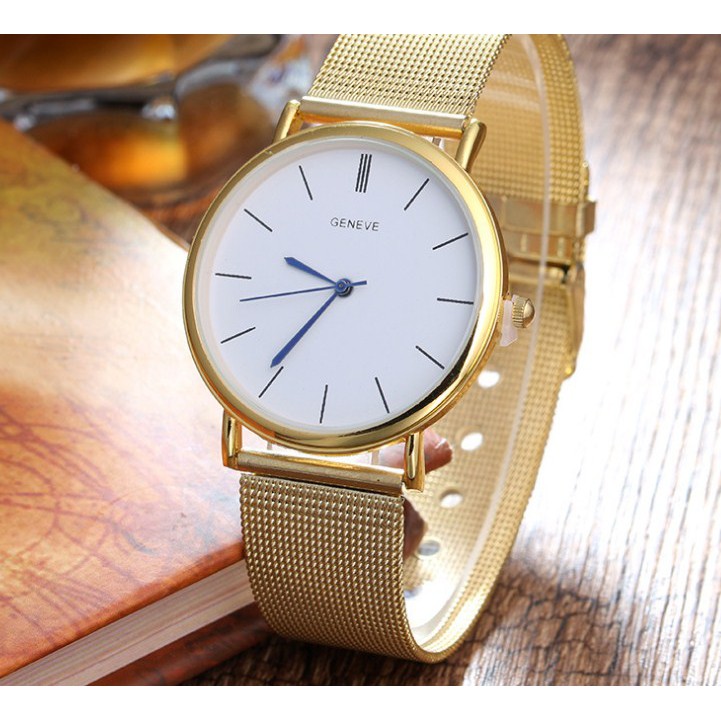 Đồng hồ nữ GENEVE bản Gold lịch lãm chính hãng | BigBuy360 - bigbuy360.vn
