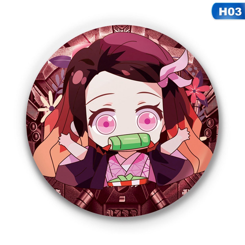 Popsocket anime hình nhân vật Kamado Tanjirou Kamado Nezuko trong hoạt hình Demon Slayer: Kimetsu no Yaiba