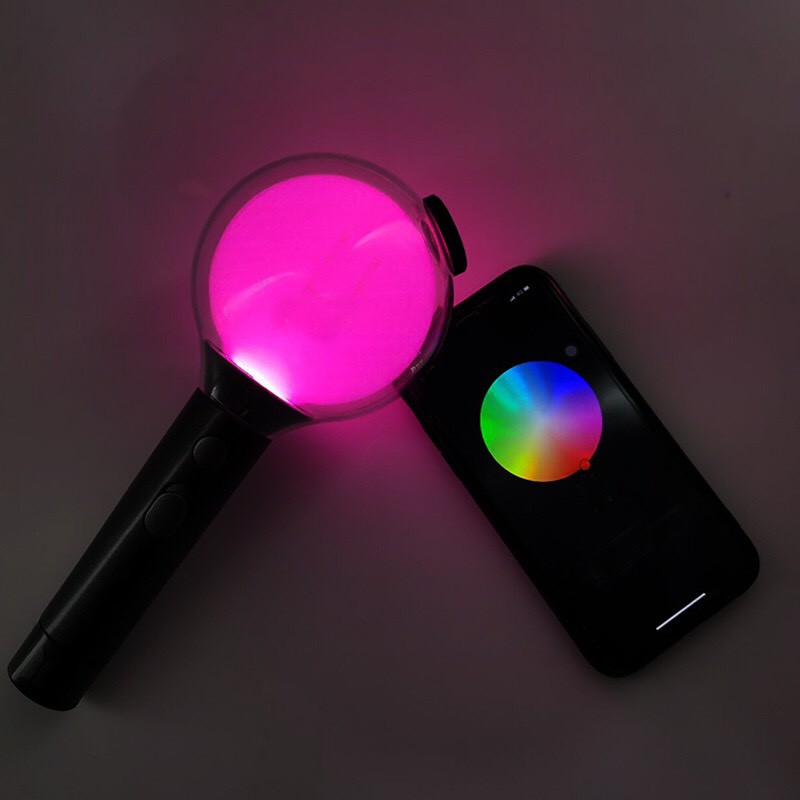 (order) Gậy đèn cổ vũ Lightstick BTS bomb ver 4 map of the soul có kết nối Bluetooth đổi màu Unoff