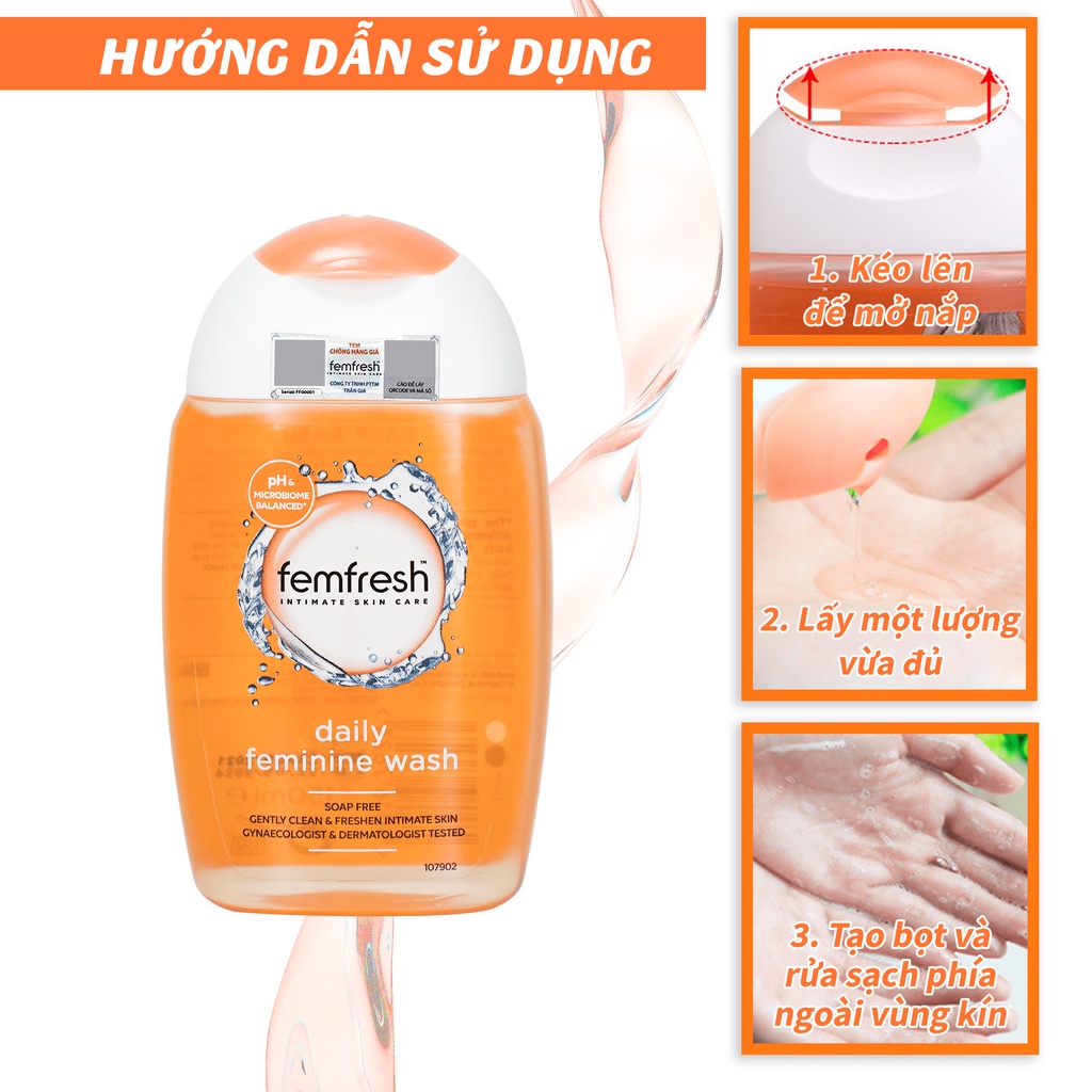 Combo 2 Dung Dịch Vệ Sinh Phụ Nữ Làm Sạch Vùng Kín Fremfresh Daily Intimate Wash 150ml