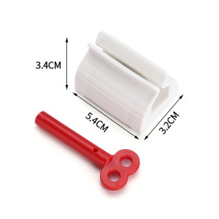 Dụng cụ nặn tuýp kem đánh răng lấy sạch lượng kem, ngăn nắp KT: 5x3.8x4.6cm