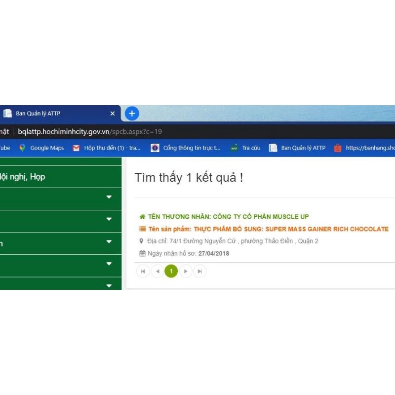 Tăng Cân Túi 1Kg Supper Mass Gainer Chính Hãng BBT