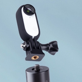 Won Mount Adapter Bundle Protective Frame Kit with 1/4" Thread Adapter for Insta 360 Go 2 Camera for Tripod Selfie