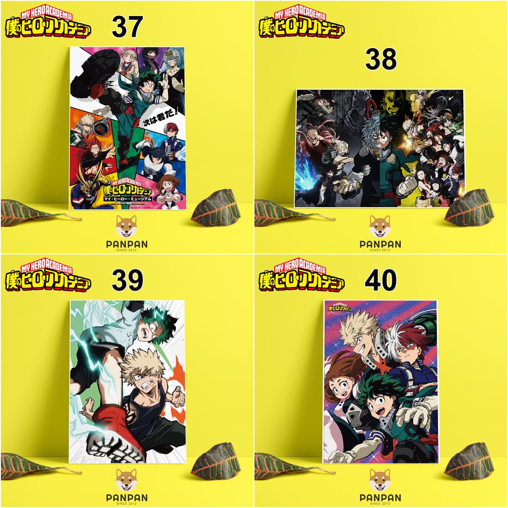 Postcard Cao Cấp - Poster My Hero Academia (2)