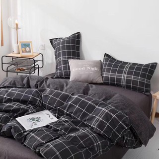 Bộ gra giường (Hình Thật) Chần Bông Ô Xám Đen Cotton M2*2M-M4*2M- M6*2M-M8*2M