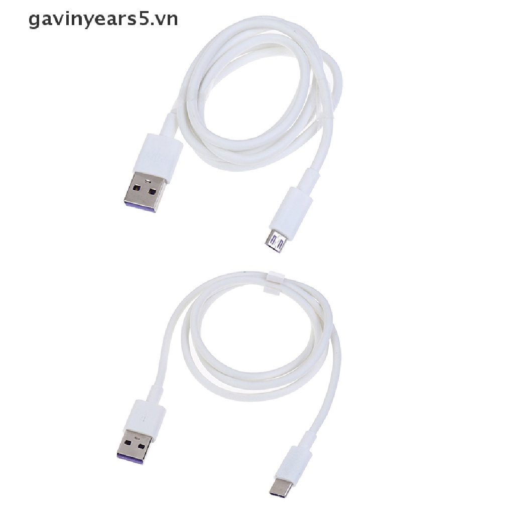 Dây Cáp Sạc Đồng Bộ Dữ Liệu Micro USB / Type-c 5A Cho Android