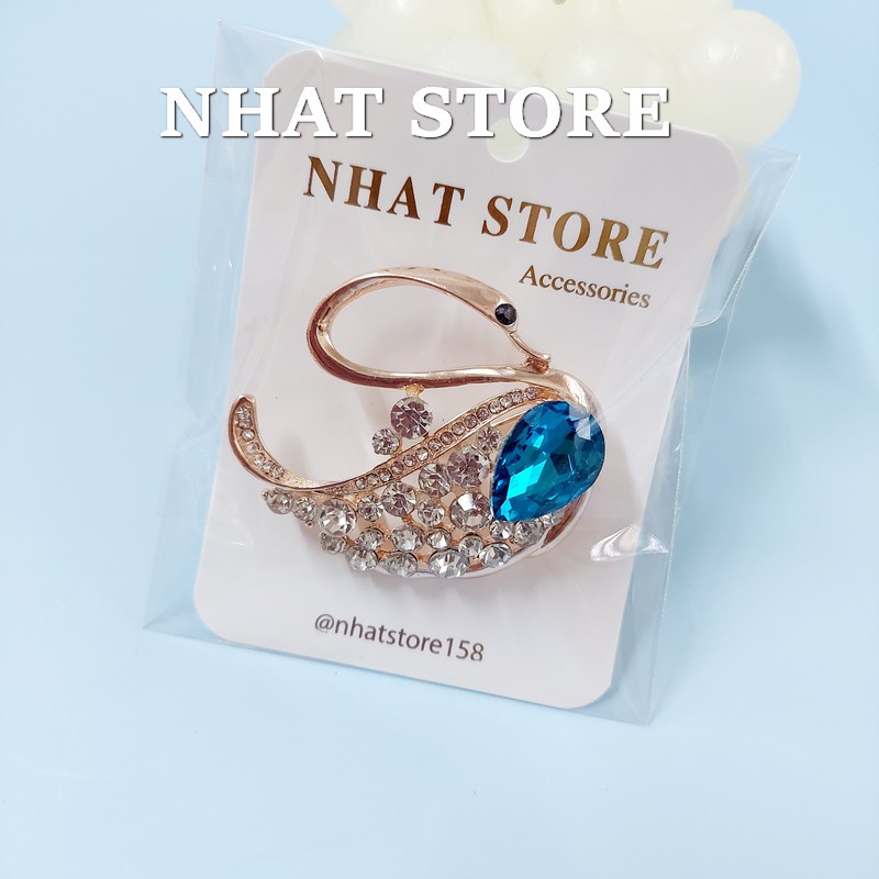 Ghim trâm cài áo đính đá thời trang Nhat Store