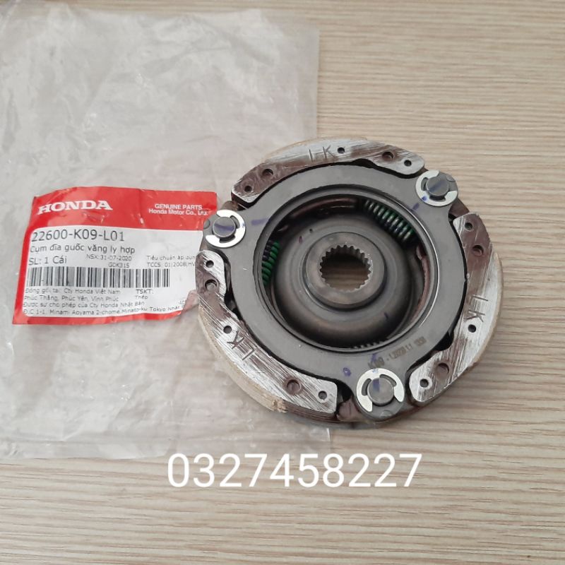 Bố chuông nồi 3 càng xe Wave S110, RSX, Blade zin honda