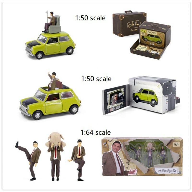 Mô hình ô tô Mini Cooper Mr Bean 1/64 Tiny Schuco